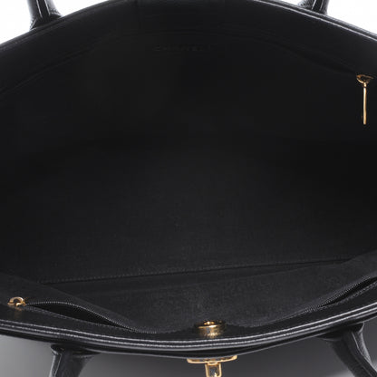 Chanel Calfskin Cerf Executive Shopper Tote Black 5 of 7