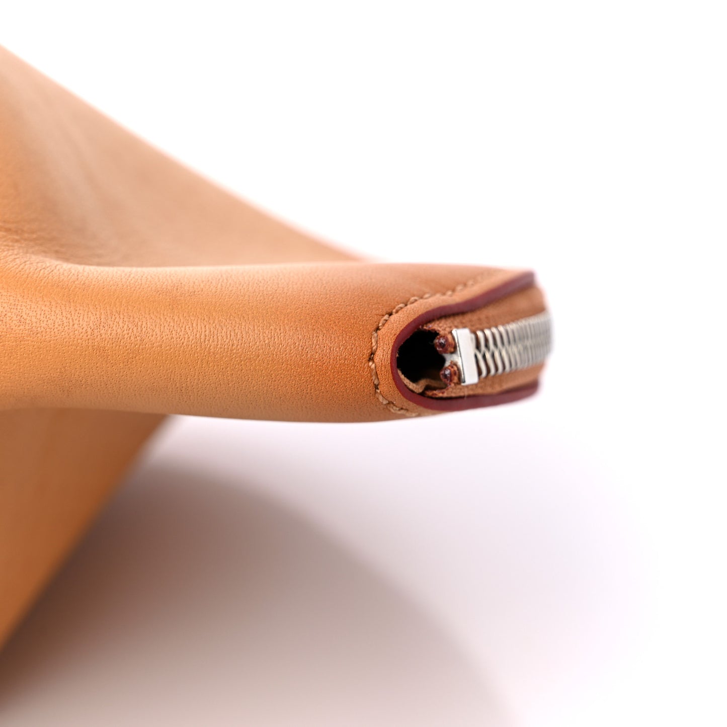 Calfskin Monogram Fortune Cookie Pouch Purple