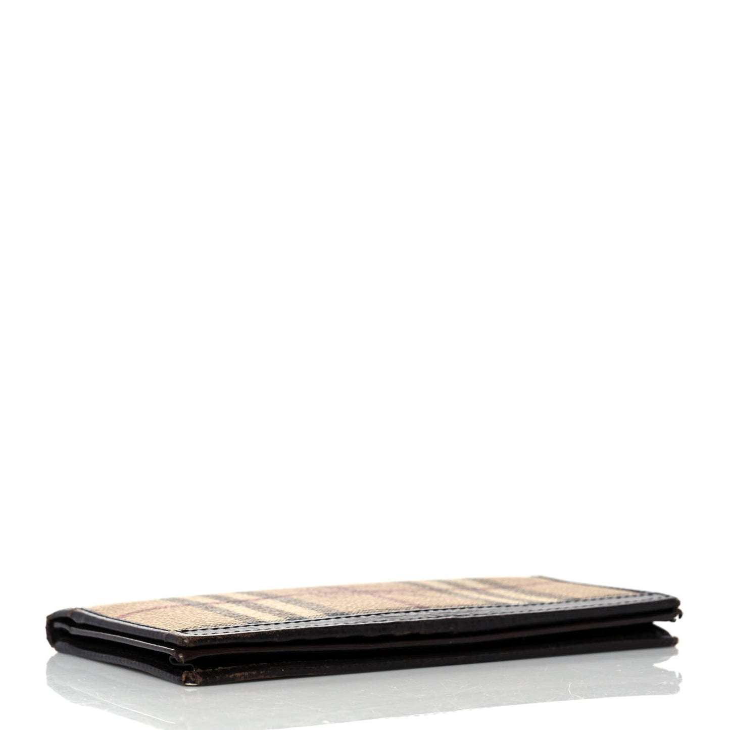 Haymarket Check Penrose Continental Wallet Chocolate