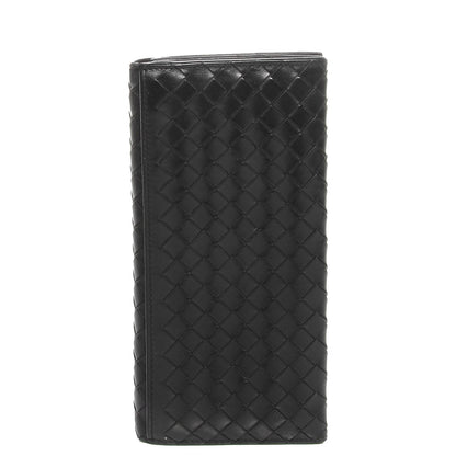 Bottega Veneta Nappa Intrecciato Mens Continental Wallet Nero Black 1 of 9