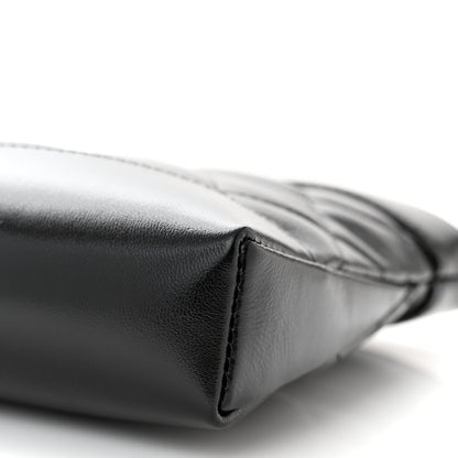 Chanel Shiny Crumpled Calfskin Quilted Nano 31 Shopping Bag Black 10 of 11