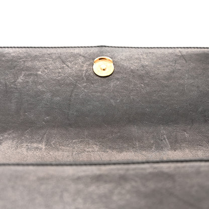 Saint Laurent Smooth Calfskin Classic Monogram Kate Heart Tassel Heart Chain Wallet Black 13 of 15