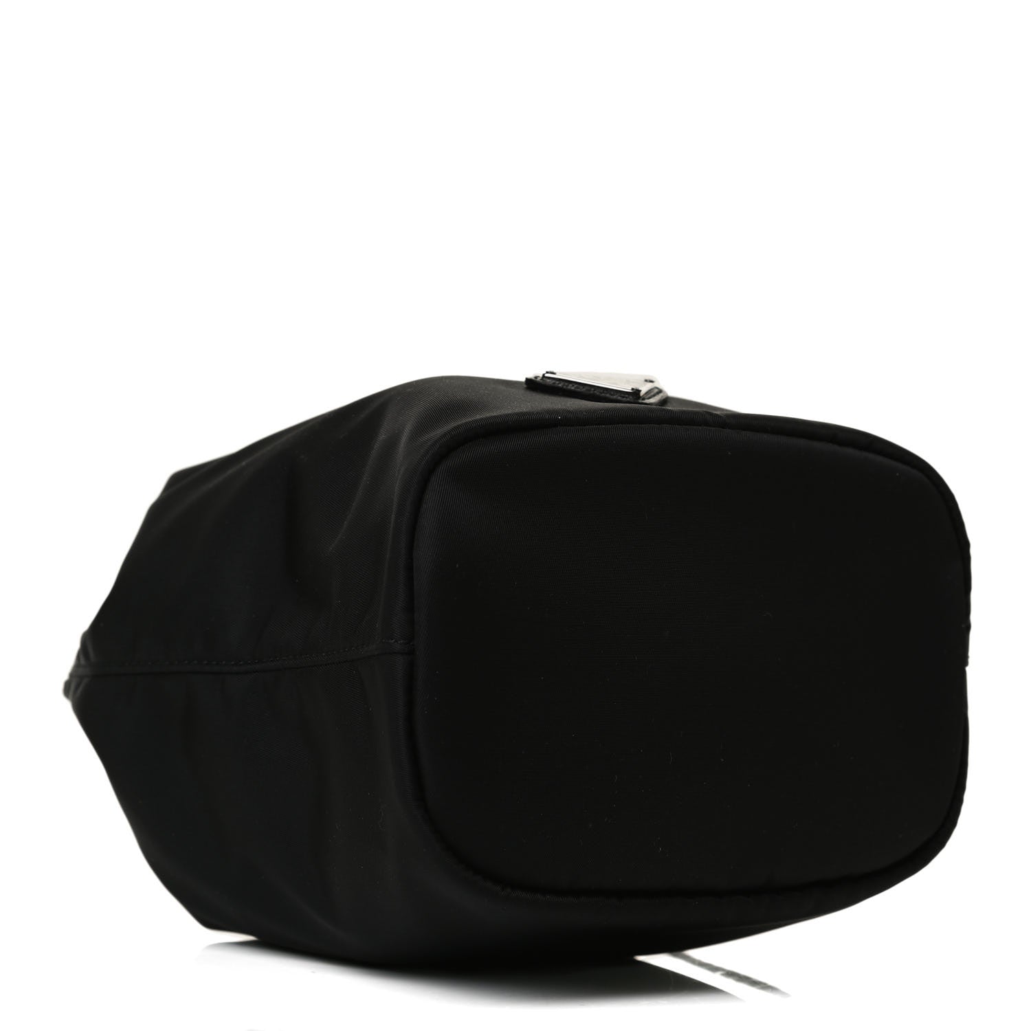 Prada Saffiano Tessuto Nylon Vela Bucket Wristlet Black 4 of 15