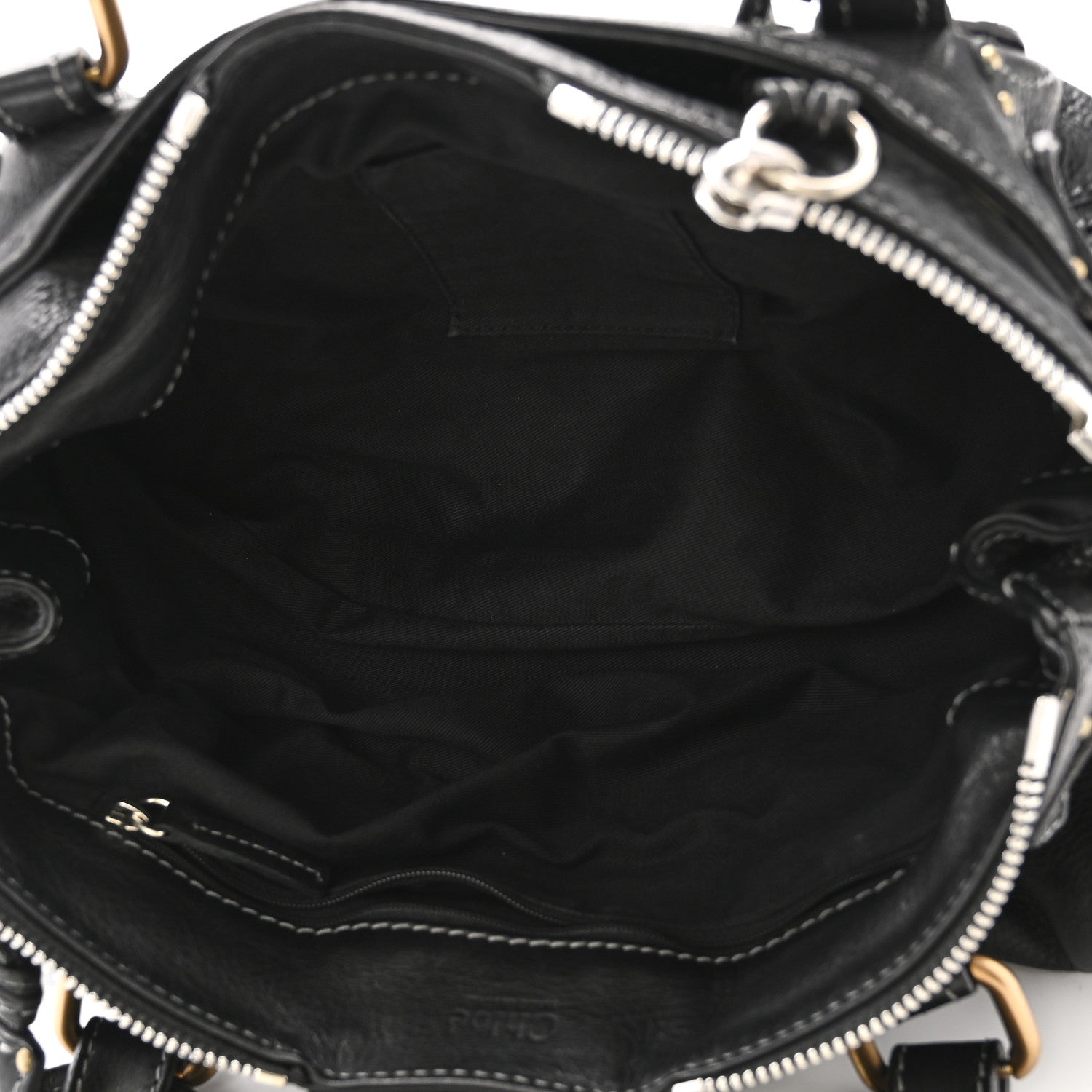 Chloe Calfskin Medium Paddington Satchel Black 5 of 9