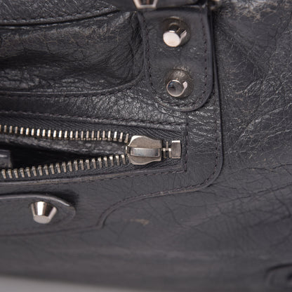 Balenciaga Agneau Classic Silver Hardware City Gris Fossile Anthracite 15 of 18