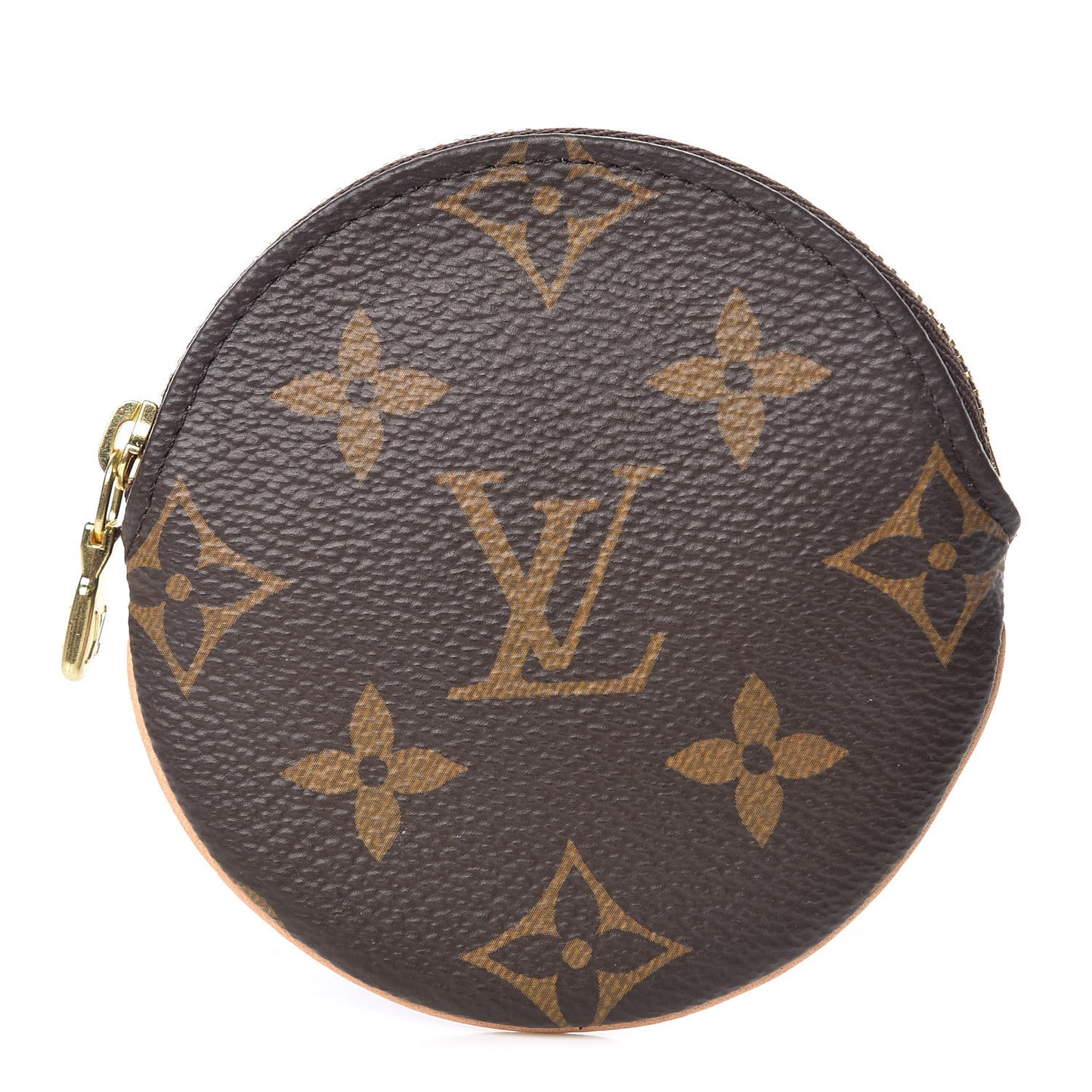 Monogram Round Coin Purse