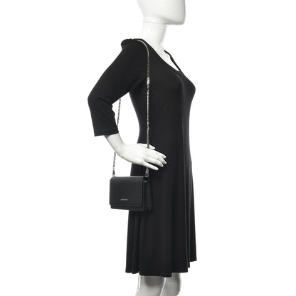 Givenchy Sugar Goatskin Pandora Chain Wallet Black 2 of 10