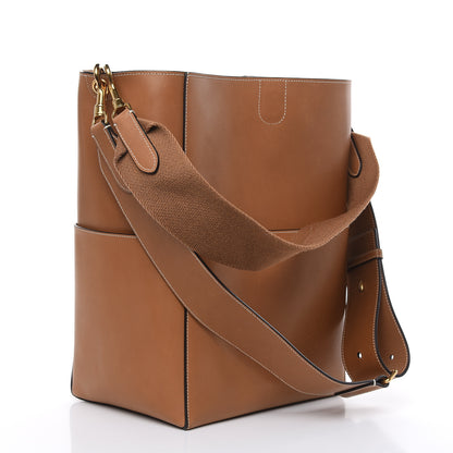 Celine Natural Calfskin Sangle Bucket Bag Light Camel 4 of 13