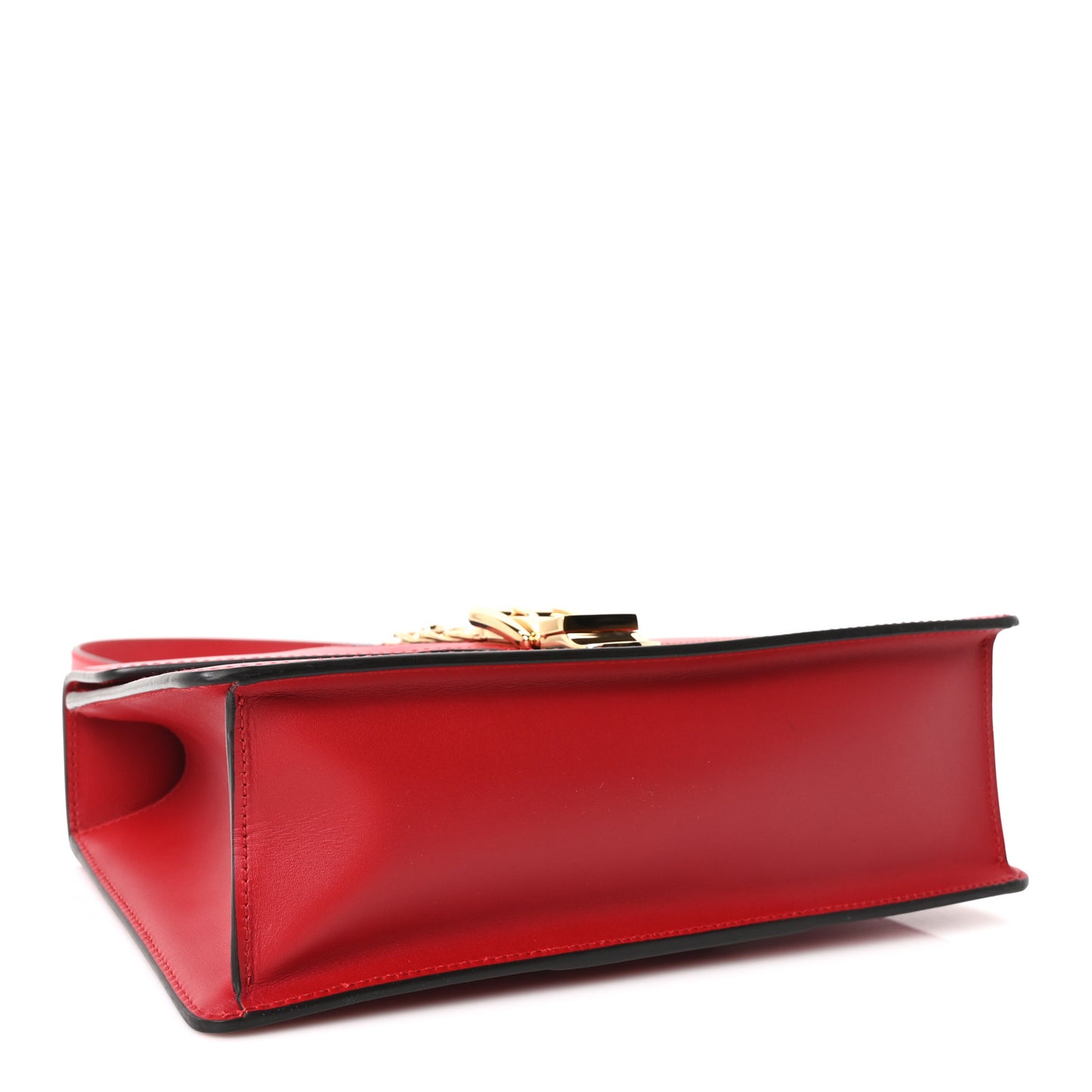 Calfskin Small Sylvie Shoulder Bag Hibiscus Red