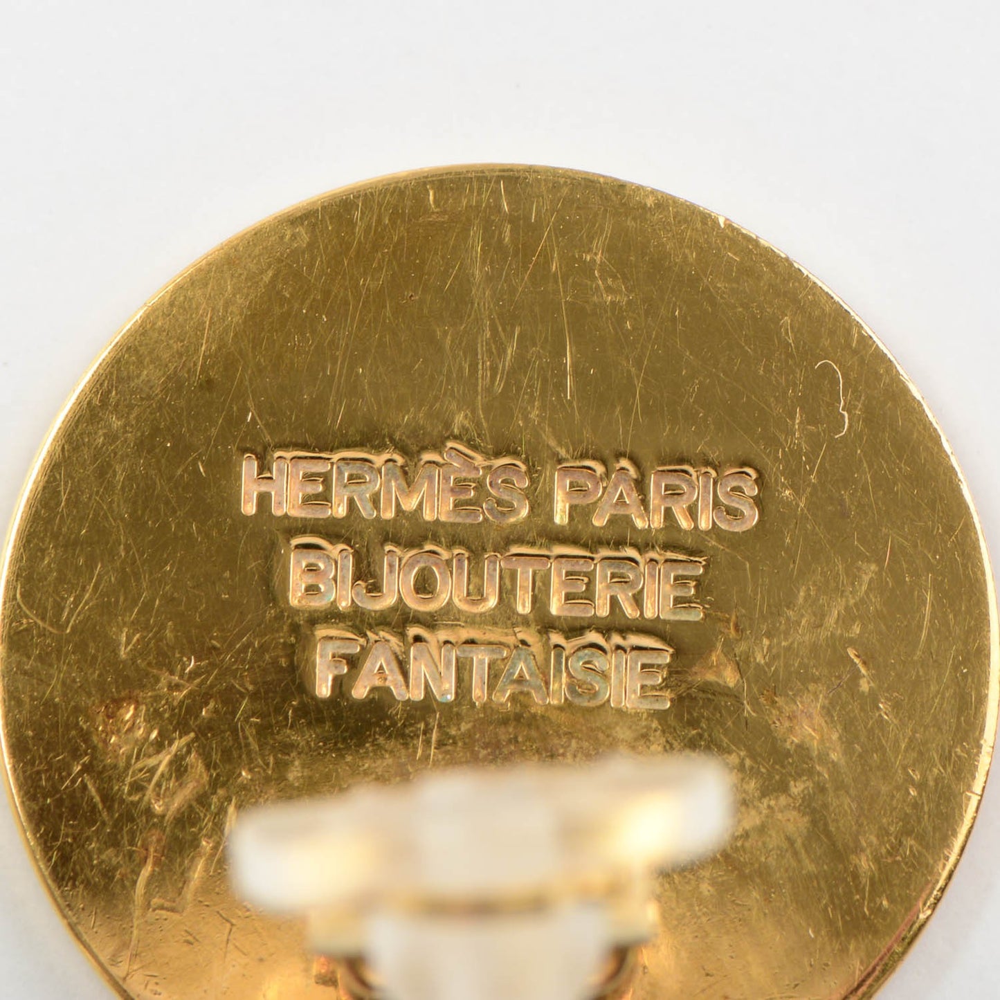 Clou De Selle Clip On Earrings Gold