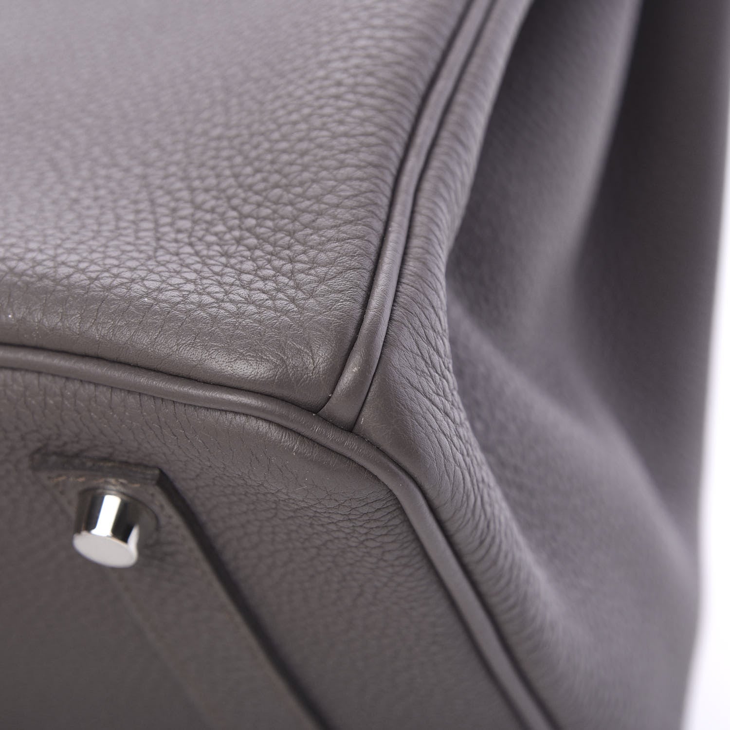 Hermes Togo Birkin 35 Etain 10 of 11