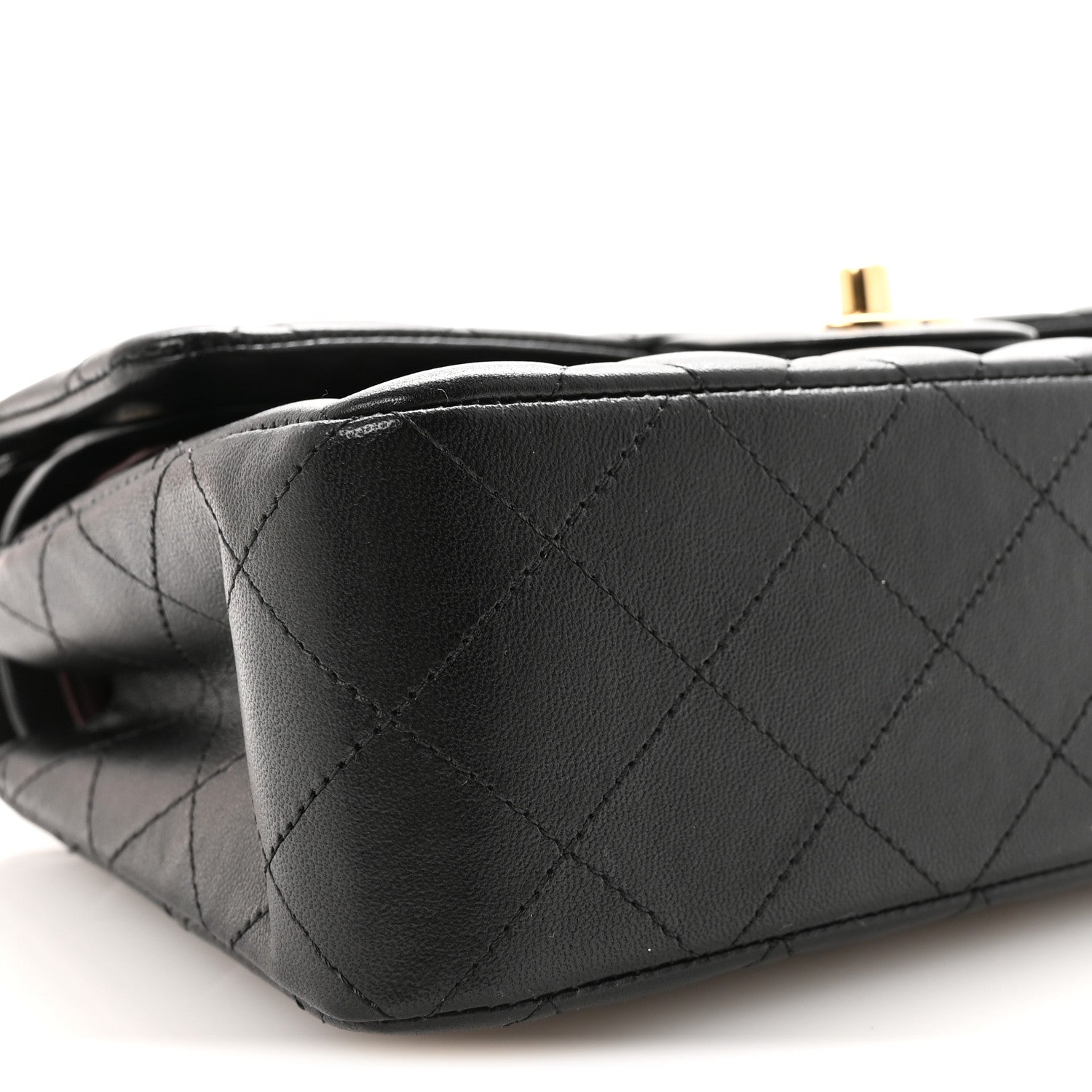 Chanel Lambskin Quilted Small Double Flap Black 9 of 11