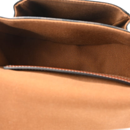 Celine Triomphe Canvas Medium Folco Bag Tan 5 of 10