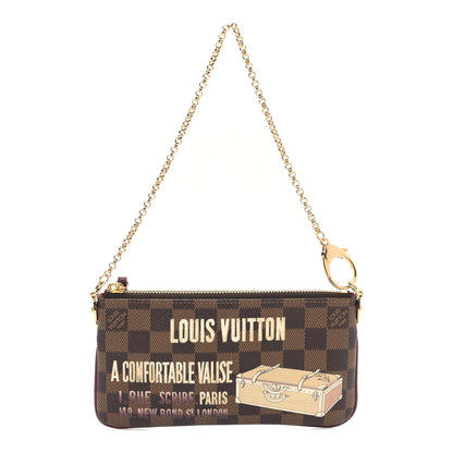 Louis Vuitton Damier Ebene Milla MM Trunk Pochette 1 of 8