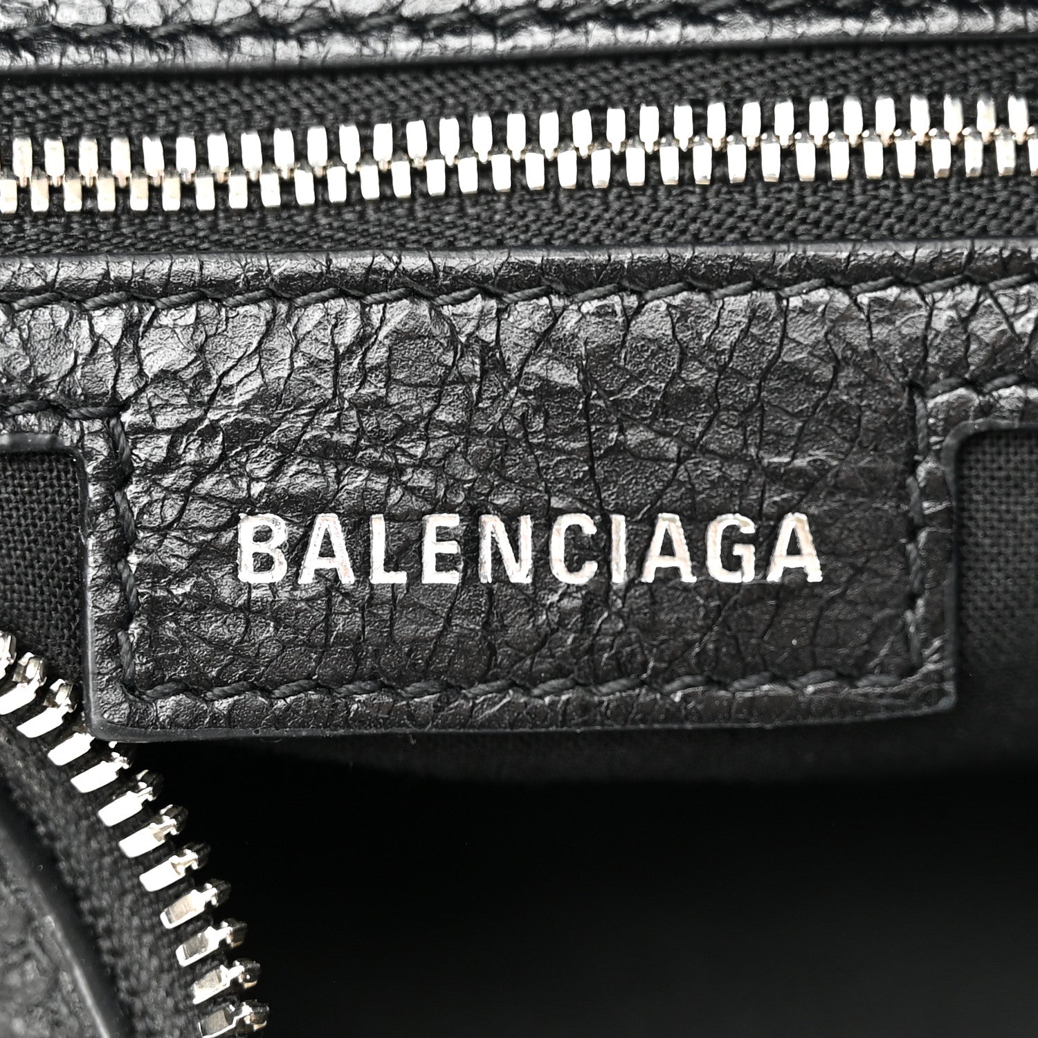 Balenciaga Agneau Arena Small Le Cagole Shoulder Bag Black 6 of 10
