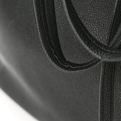 Celine Soft Grained Calfskin Medium Belt Cabas Phantom Black 15 of 16