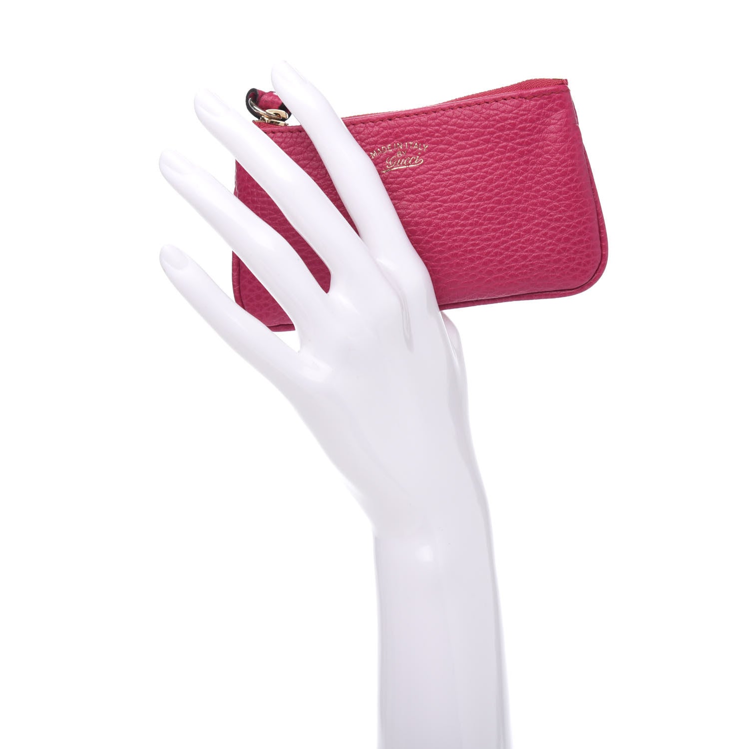 Gucci Dollar Calfskin Swing Key Case Blossom 2 of 11