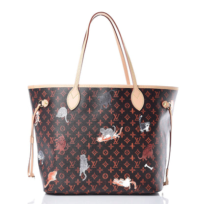 Louis Vuitton Catogram Neverfull MM Marron 3 of 10