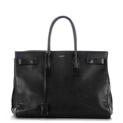 Saint Laurent Calfskin Large Sac De Jour Carryall Black 1 of 13