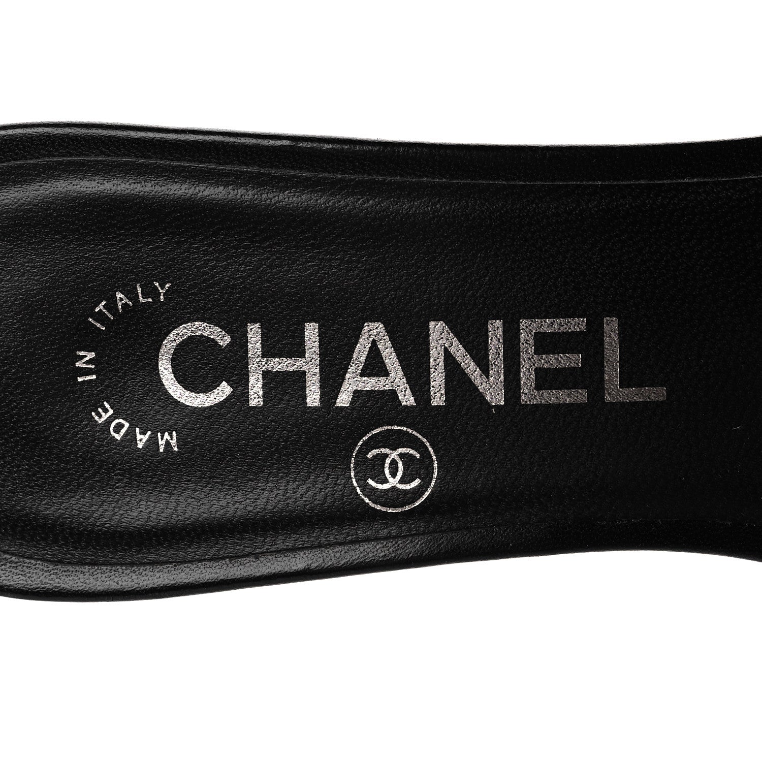 Chanel Lambskin PVC Mule 36.5 Transparent Black 8 of 10