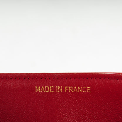 Chanel Lambskin Quilted Medium Double Flap Red 7 of 11