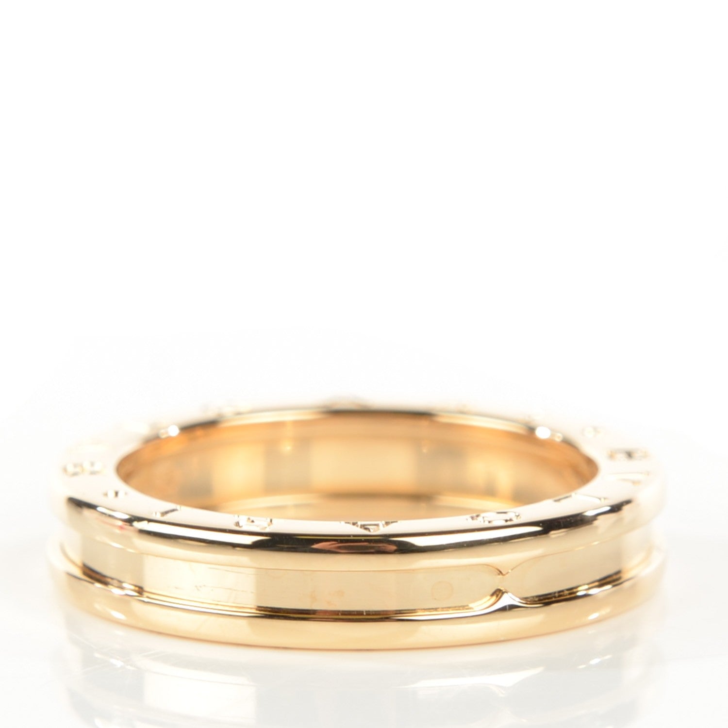 Bulgari 18K Yellow Gold B.Zero1 Ring 60 9.25 3 of 7