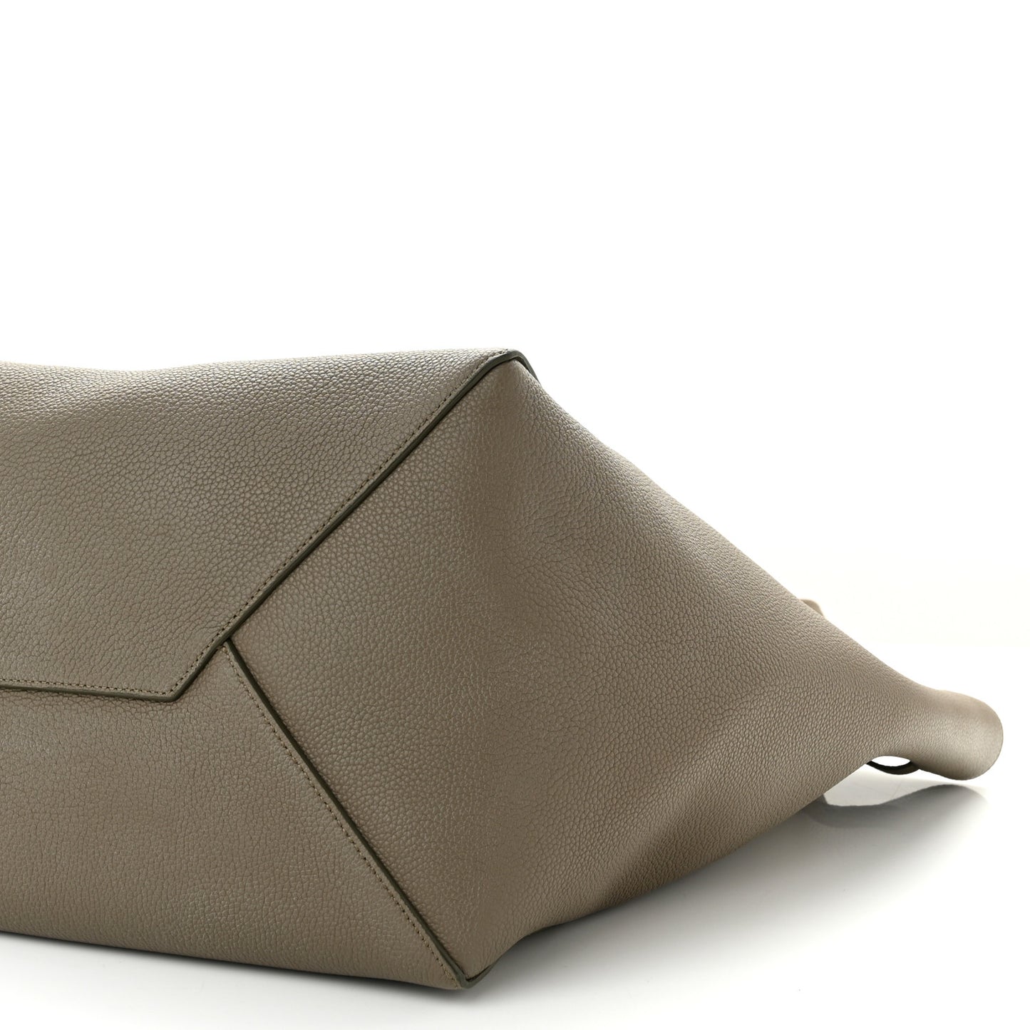 Soft Grained Calfskin Medium Belt Cabas Phantom Taupe