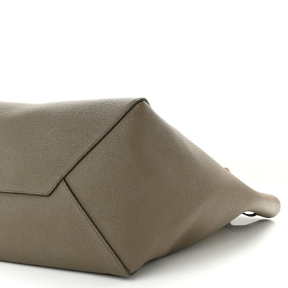 Celine Soft Grained Calfskin Medium Belt Cabas Phantom Taupe 9 of 10