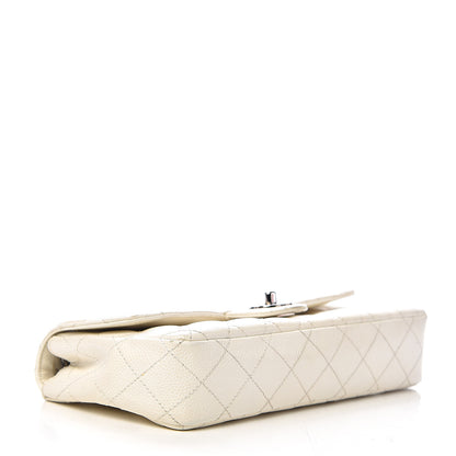 Chanel Caviar Quilted East West Flap White 3 of 16