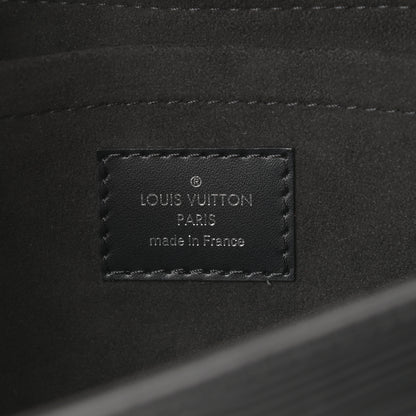 Louis Vuitton Epi Montaigne Clutch Black 6 of 10