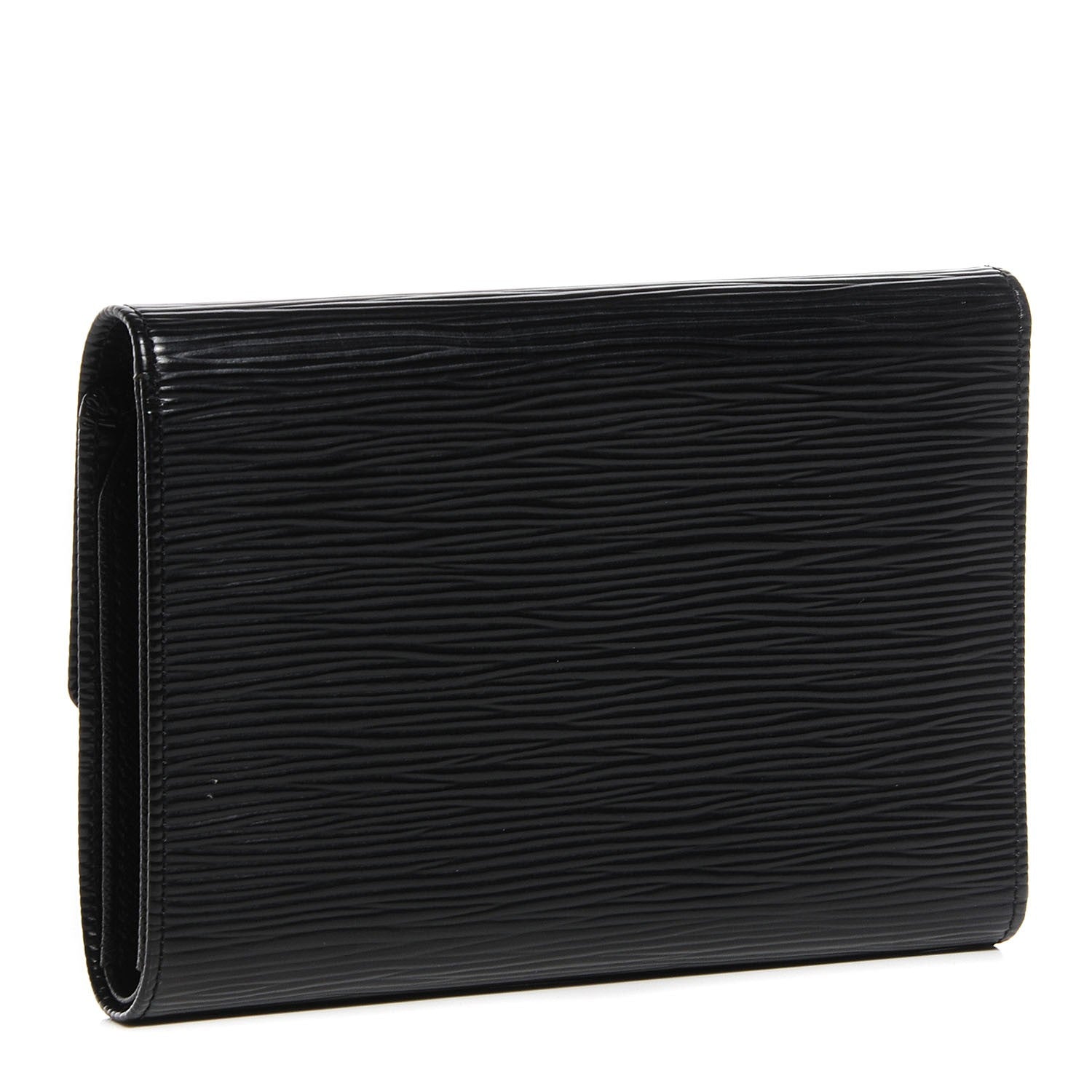 Louis Vuitton Epi Porte Tresor Etui Papiers Wallet Black 3 of 7
