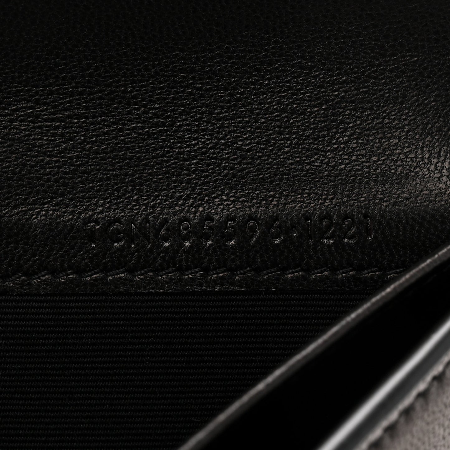 Lambskin Quilted Double Flap Chain Pouch Black