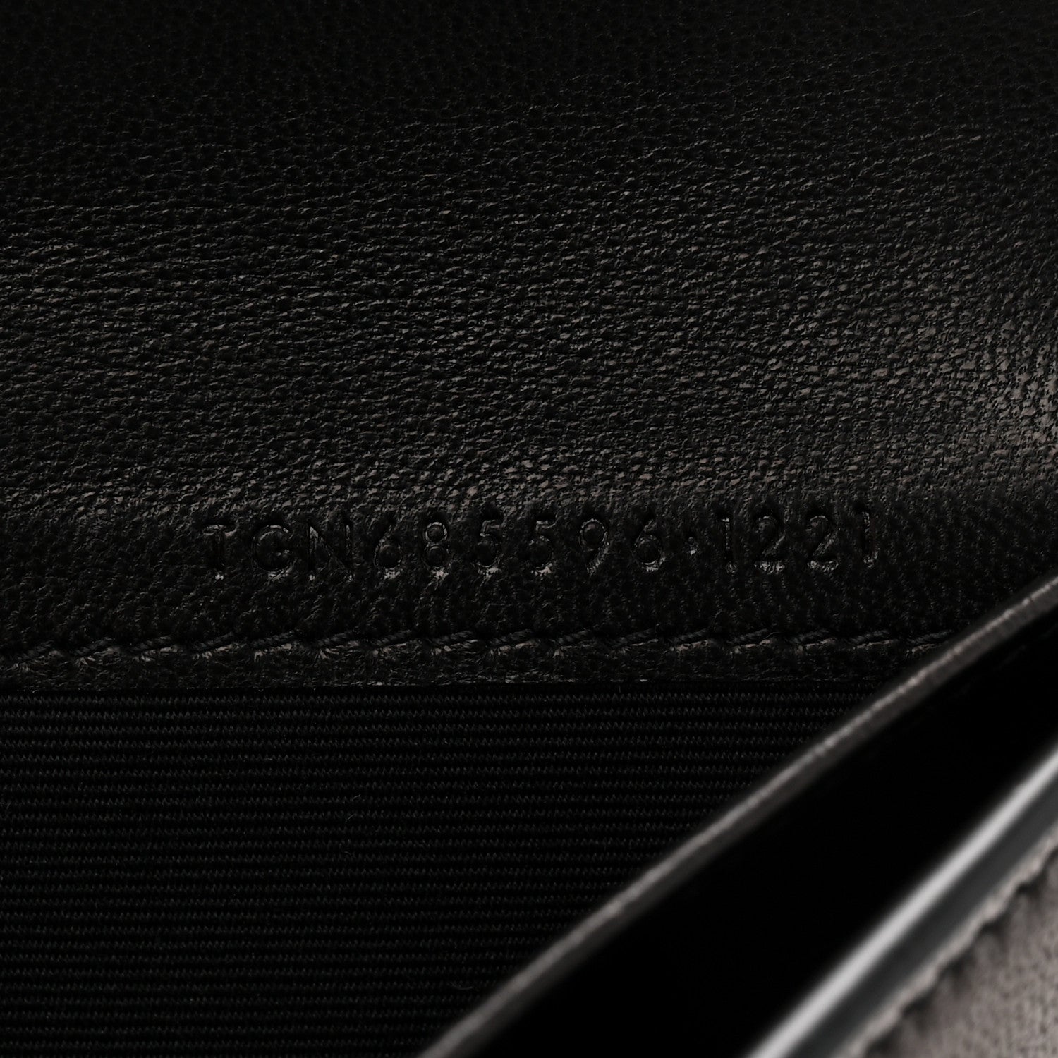 Saint Laurent Lambskin Quilted Double Flap Chain Pouch Black 7 of 8