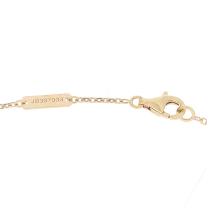 Van Cleef & Arpels 18K Yellow Gold Carnelian Vintage Alhambra Pendant Necklace 5 of 7