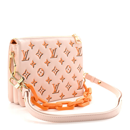 Louis Vuitton LV x SY Lambskin Monogram Coussin BB Pearl 3 of 9