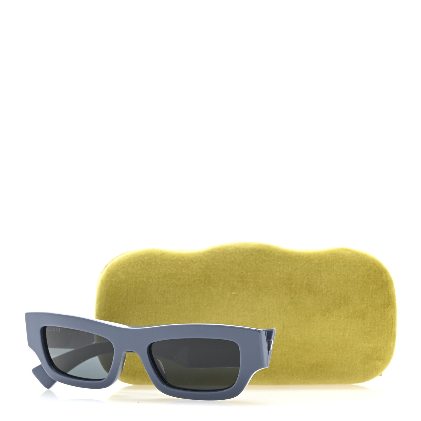 Acetate Rectangular Frame Sunglasses GG1839S Blue