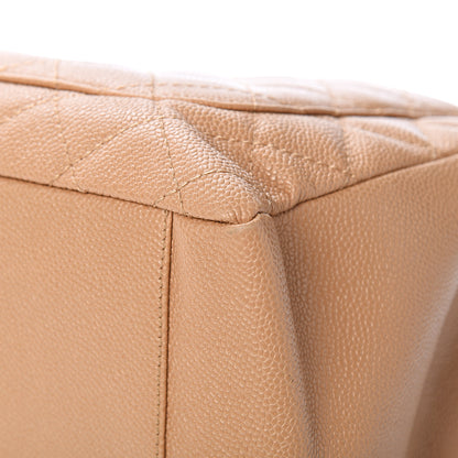 Chanel Caviar Quilted Grand Shopping Tote GST Beige Clair 11 of 12
