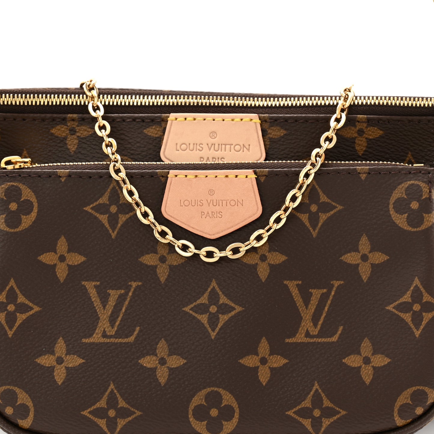 Monogram Multi Pochette Accessories Rose Clair