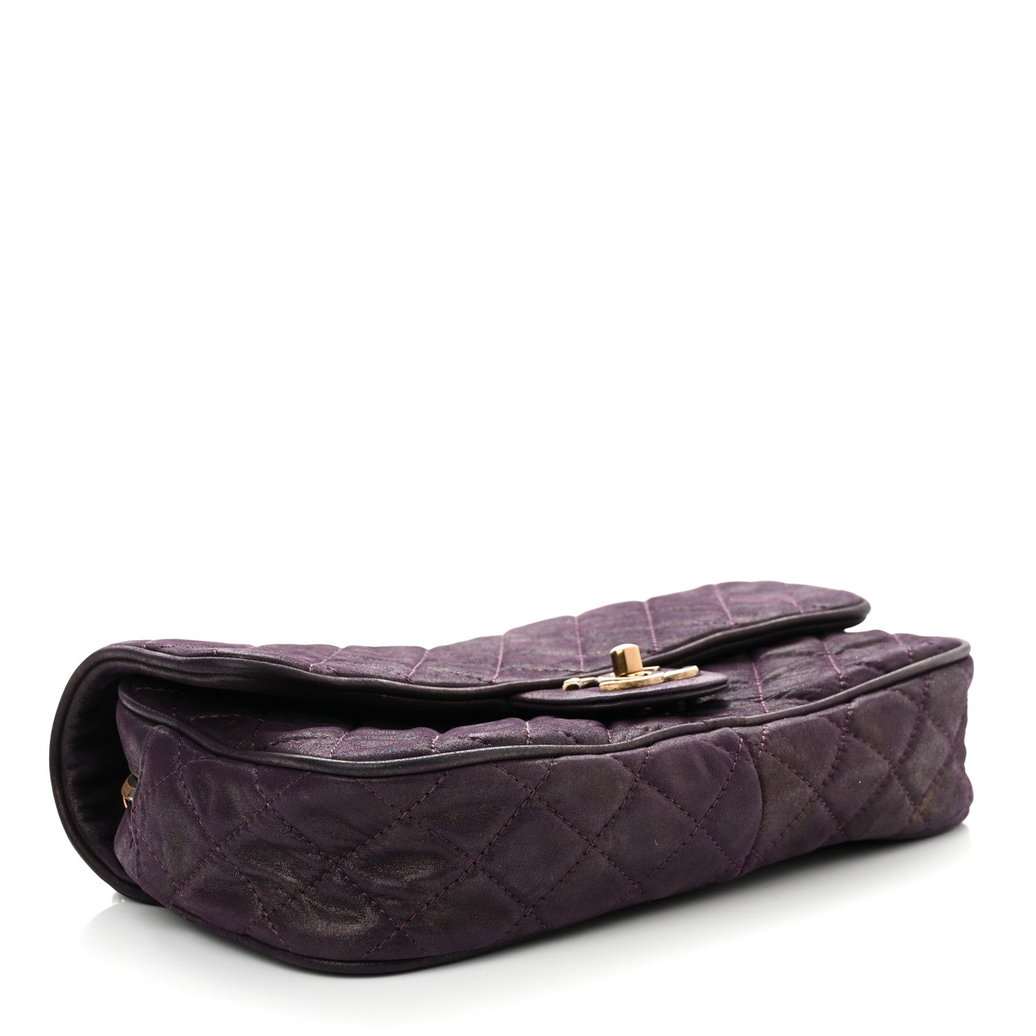 Chanel Iridescent Calfskin Quilted Small Shiva Flap Purple 4 of 11