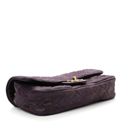 Chanel Iridescent Calfskin Quilted Small Shiva Flap Purple 4 of 11