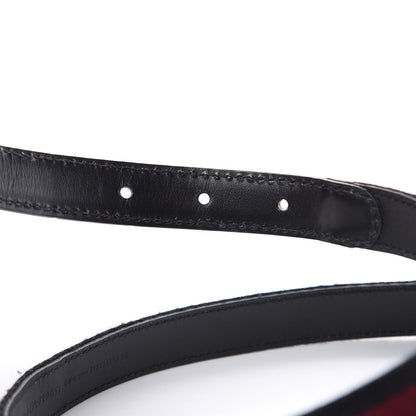 Gucci Canvas Web Interlocking G Belt 80 32 Black 4 of 6