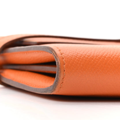 Hermes Epsom Kelly Longue Wallet Orange 9 of 10