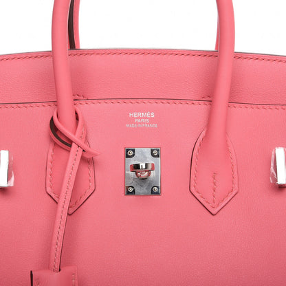 Hermes Swift Birkin 25 Rose Azalee 10 of 24