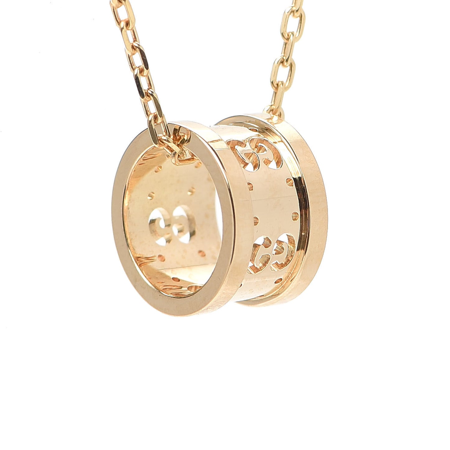 18K Yellow Gold Icon Twirl Necklace
