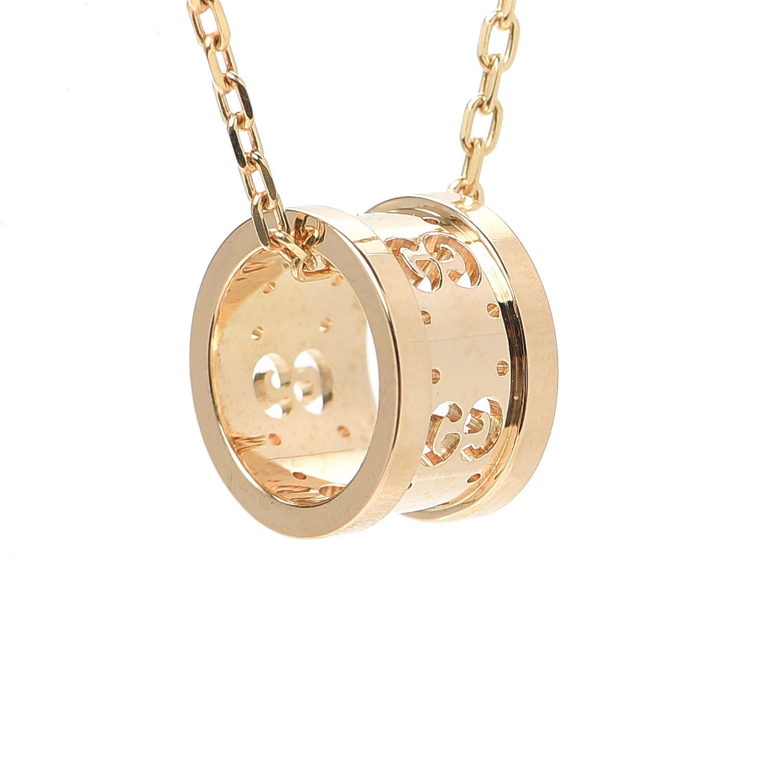 Gucci 18K Yellow Gold Icon Twirl Necklace 4 of 8