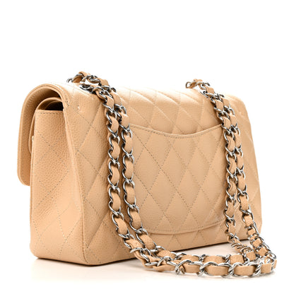 Chanel Caviar Quilted Small Double Flap Beige 3 of 15