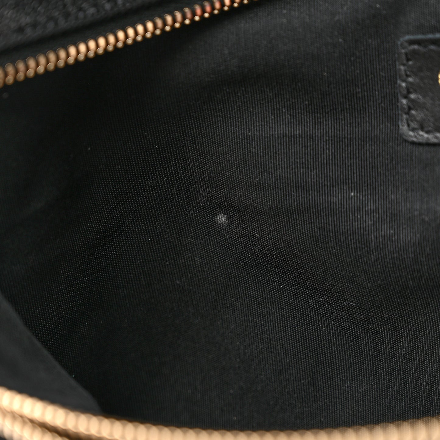 Caviar Quilted Flap Clutch Black