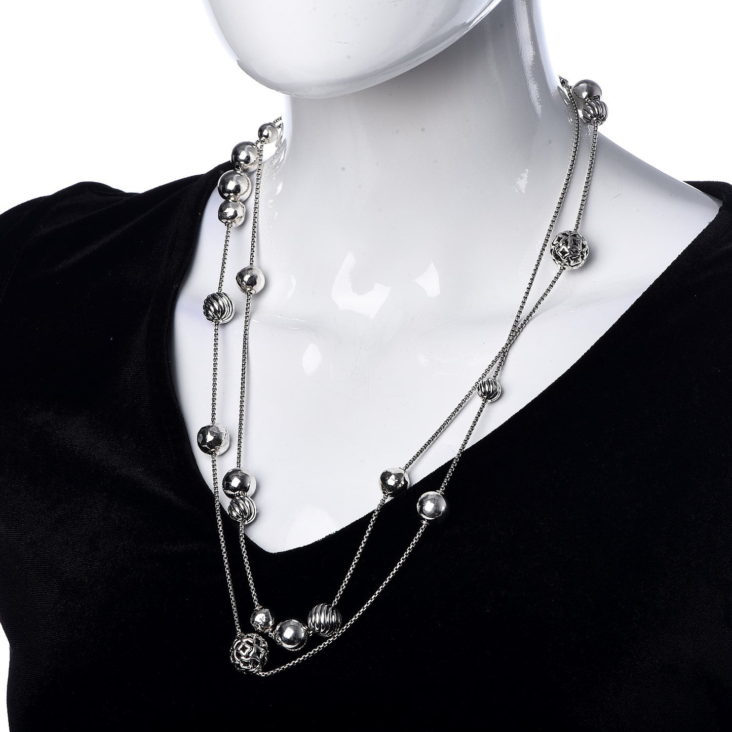 Sterling Silver Elements Station Necklace