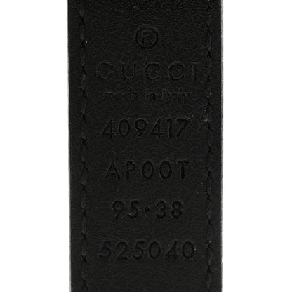 Gucci Calfskin Double G 20mm Belt 95 38 Black 5 of 9