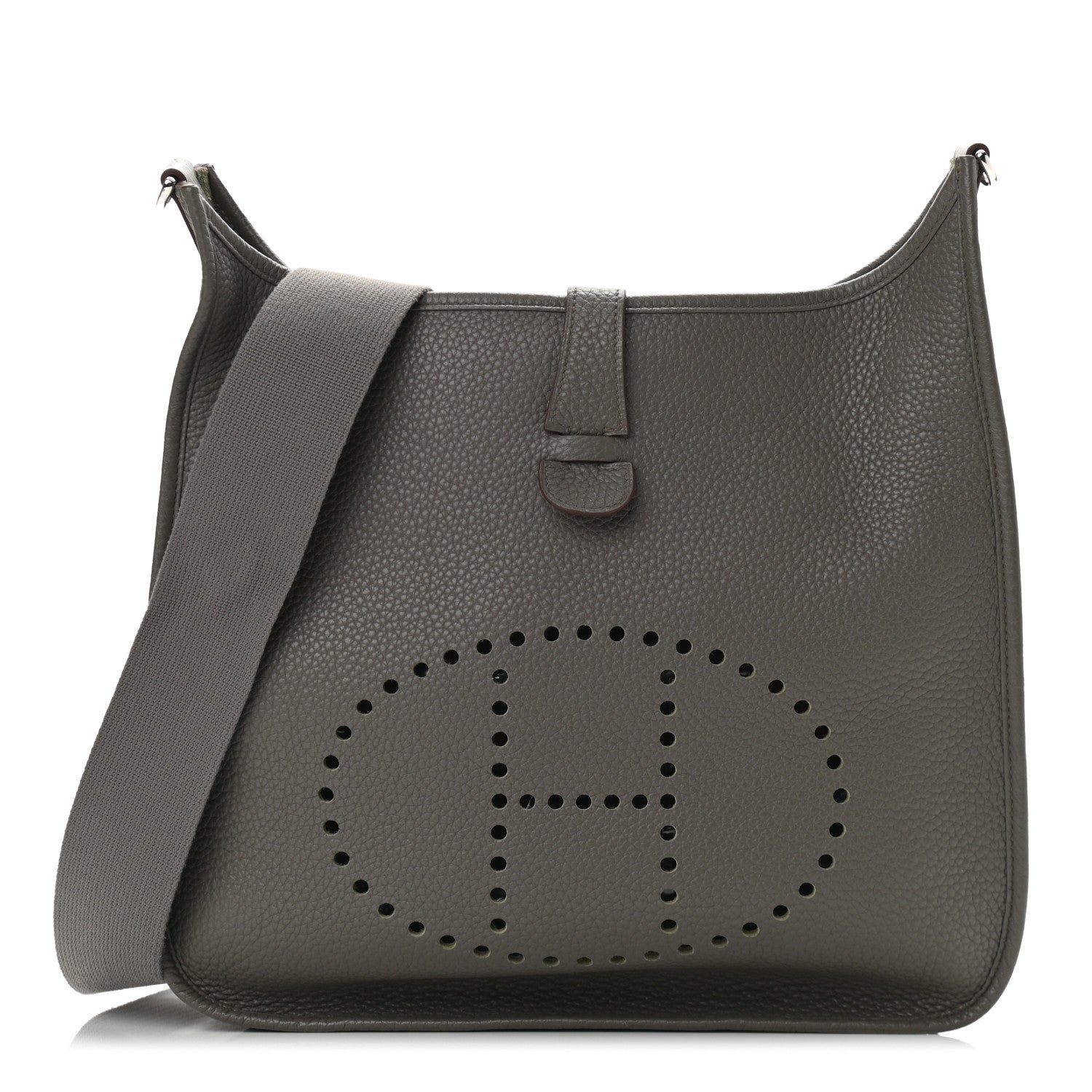 Hermes Taurillon Clemence Evelyne III GM Etain 1 of 11
